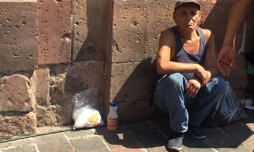 lonche Michoacán por el frente a