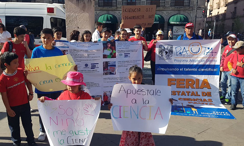 marcha por la ciencia Morelia a