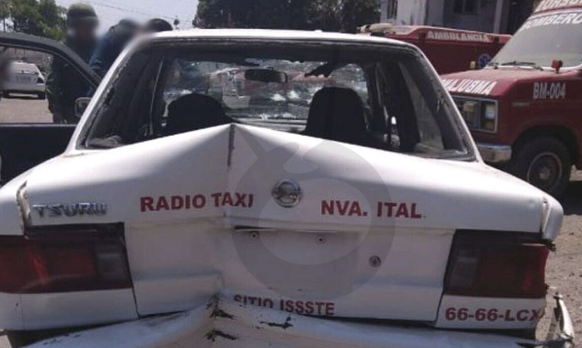 taxi baleado Apatzingán