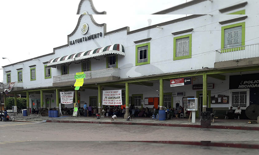 toma alcaldía San Juan Nuevo