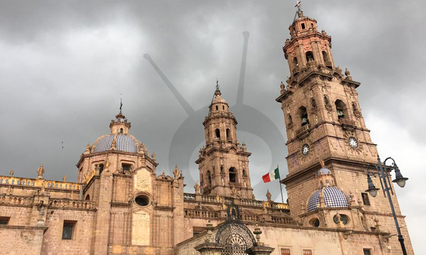 Catedral Morelia iluminación Roberto Monroy a