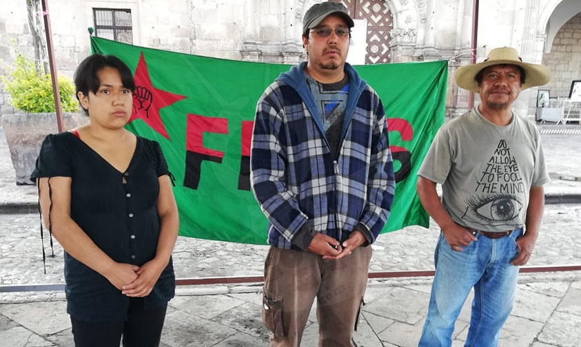 fnls bloqueo Palacio de Gobierno feria nacional de pueblos mágicos