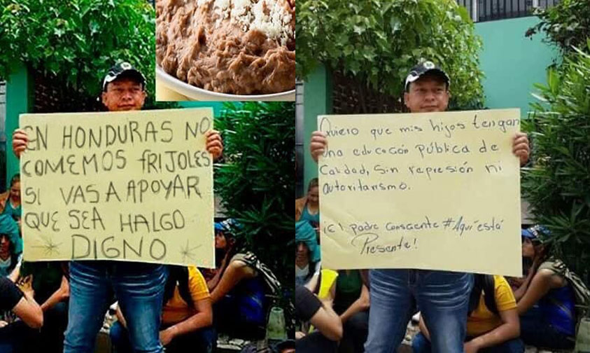 Viralizan Foto Fake De Migrante Hondure o Pidiendo Algo Digno