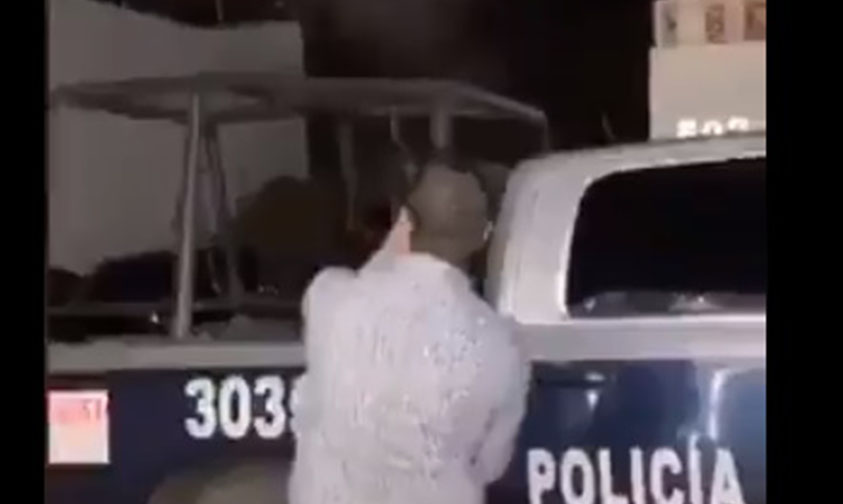 policía arma disparos Sinaloa año nuevo