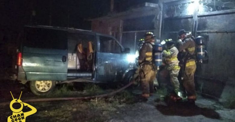 bomberos camioneta Morelia incendio