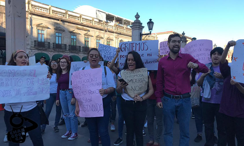 marcha mujeres Morelia Michoacán