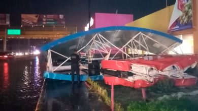 caída-letrero-Wal-Mart-lluvia-Morelia