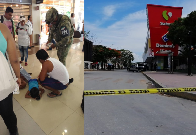 Matan A Dos En Plaza Comercial Balas Perdidas Hieren A Niño Y A Abuelito 