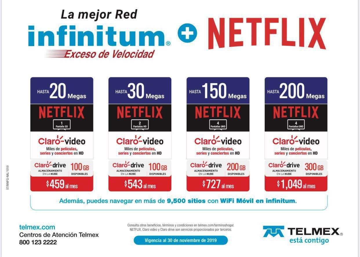 ¡Sí Lo Hicieron! Telmex Ofrece Netflix En Sus Paquetes