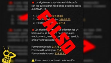 #Morelia Desmienten Lista De Hospitales Para Hacer Pruebas De COVID-19