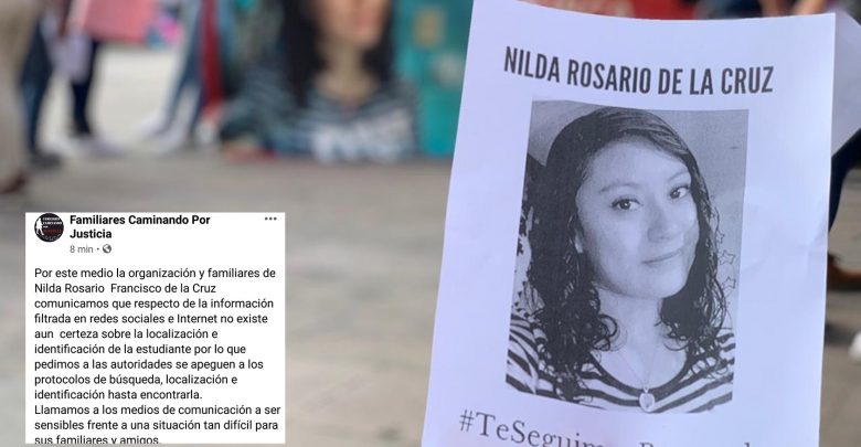 Hace un año Nilda fue reportada como desaparecida ante las autoridades