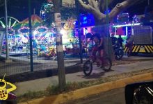 #Morelia Se Instalan Juegos Mecánicos En Av. Pedregal, Policías Los Quitan