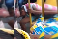 Corren A Patadas A Señora Que Iba En Autobús Y Tosió Sin Taparse La Boca, En Brasil