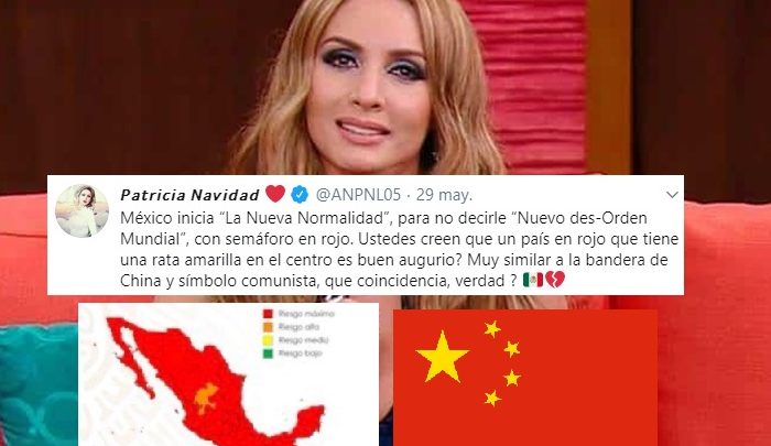 Paty Navidad Asegura Que Mapa De Semáforos En México Es Bandera Socialista De China