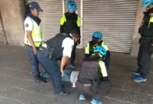 Policía Morelia Atiende A Hombre Con Posible Convulsión En El Centro