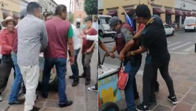 #Morelia Inspectores Le Quitan Su Carrito A Paletero Que Vendía En El Centro