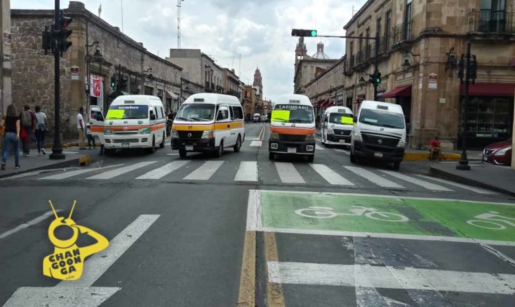 #Morelia Persiste Bloqueo De Transportistas En Centro Histórico