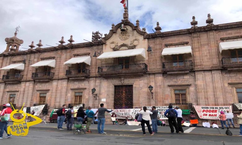 #Morelia Cerrada Circulación En Avenida Madero Por Manifestación