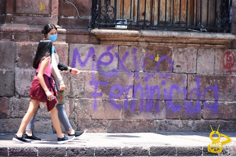 #Morelia Feministas Inconformes Por La Eliminación De Pintas En El Centro