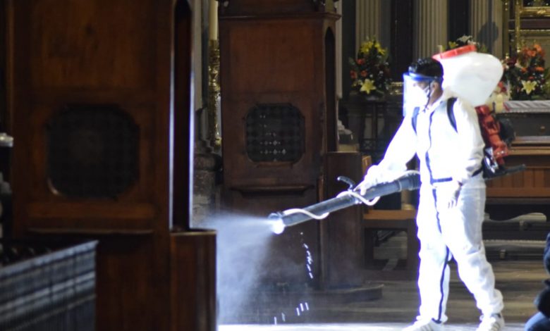 Gobierno De Morelia Realiza Sanitización De Catedral