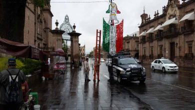 Centro Histórico De Morelia Se Viste de los colores patrios