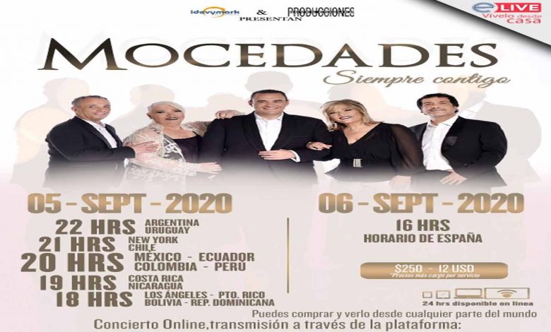 Mocedades Realizará Concierto De Recuerdos Virtual Y Tenemos Cortesías