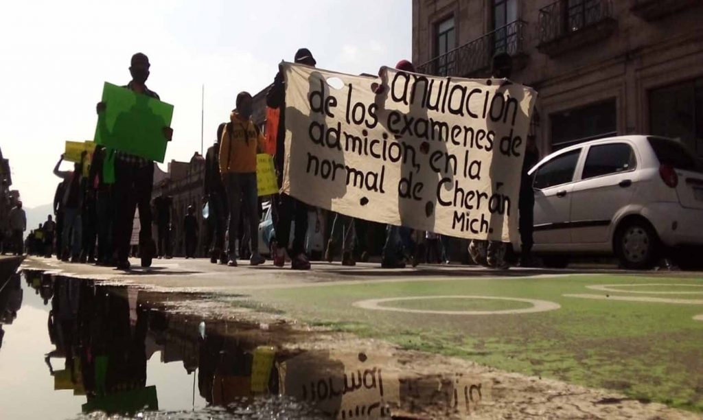 Otra Vez Aspirantes A Normales Se Vuelven A Manifestar