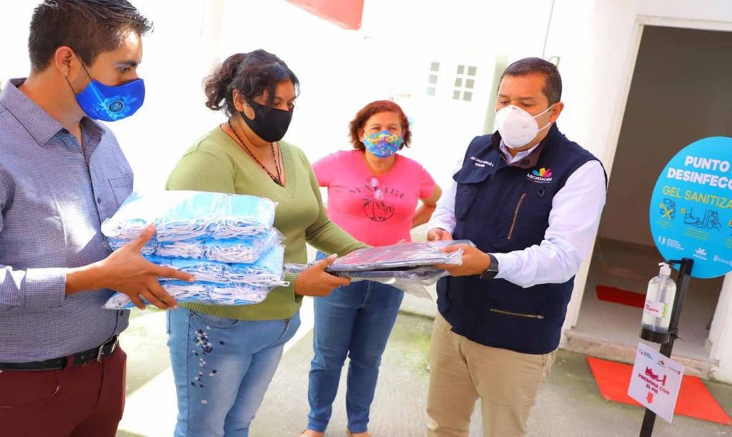 #Morelia Sedesoh Lleva Cubrebocas A Colonias De Máximo Riesgo Por COVID-19