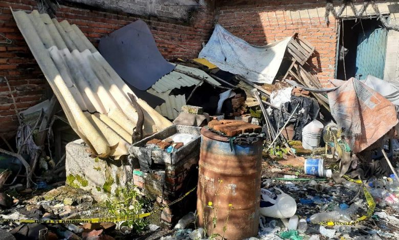 Toneladas de basura en casa del Realito