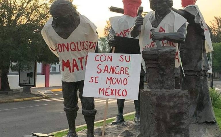 P’urhepecha En Estados Unidos Se Une A La Exigencia De Quitar Monumento “A La Opresión” En Morelia