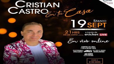 Cristian Castro Ofrecerá Concierto Virtual Y Te Tenemos Cortesías