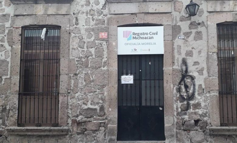 Por COVID-19 Registro Civil En Morelia Atenderán De Acuerdo A Trámite