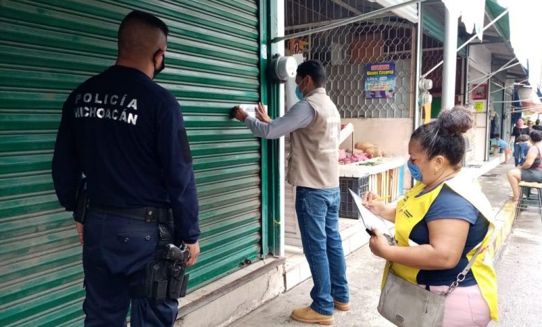 En Michoacán Han Suspendido 180 Negocios Por No Respetar Medidas Sanitarias