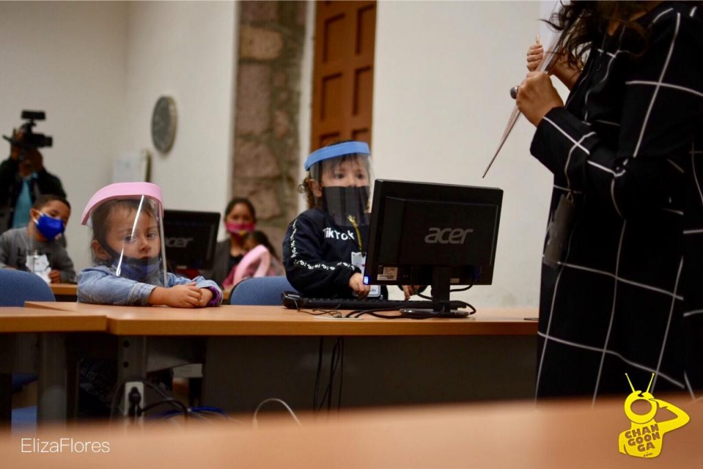 #Morelia Hoy Es El primer Día de clases Para 9 Niños En Un Aula Temporal