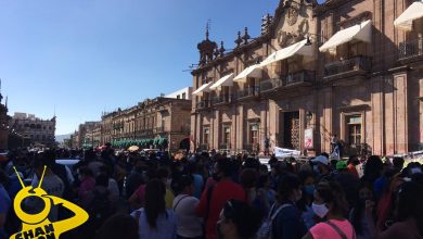 #Morelia CNTE Se Manifiesta Buscando Mesa De Diálogo Con AMLO