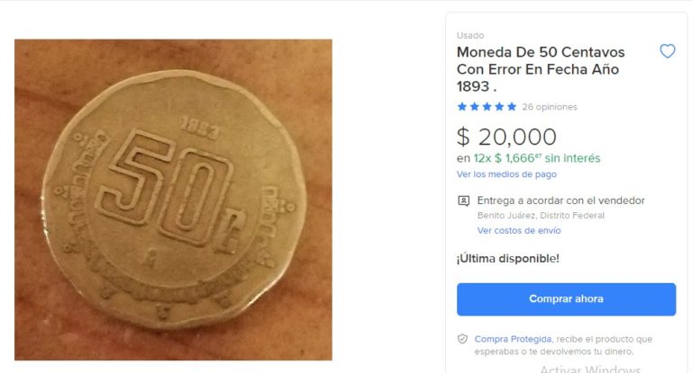 Wtf Monedas De 50 Centavos Se Venden Hasta En 20 Mil Pesos Noticias De 5666