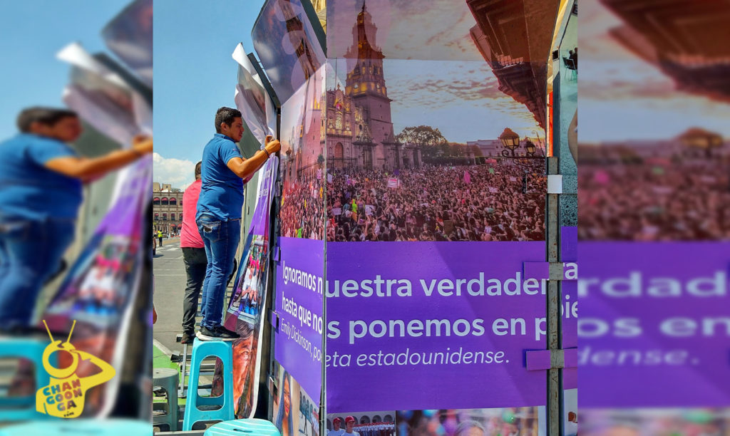 Morelia Gobierno Adorna Muralla De Palacio Para Evitar Pintas Feministas Changoonga Com