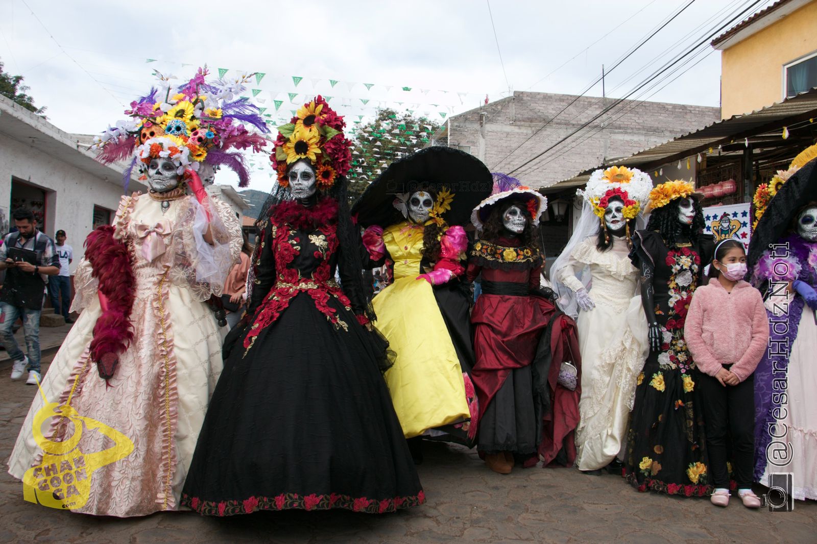 Morelia Con Gran Éxito Desfile De La Feria De La Catrina En Capula