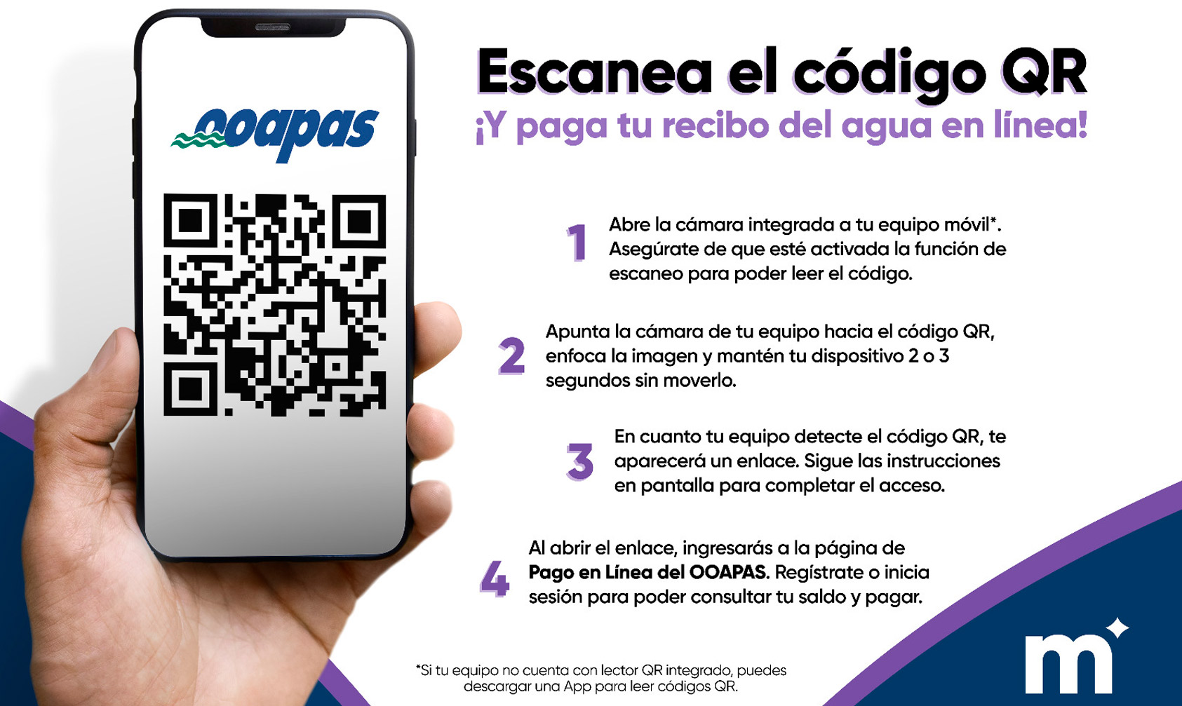 Morelia Ooapas Se Pone Moderno Y Ofrece Pago Mediante Código Qr