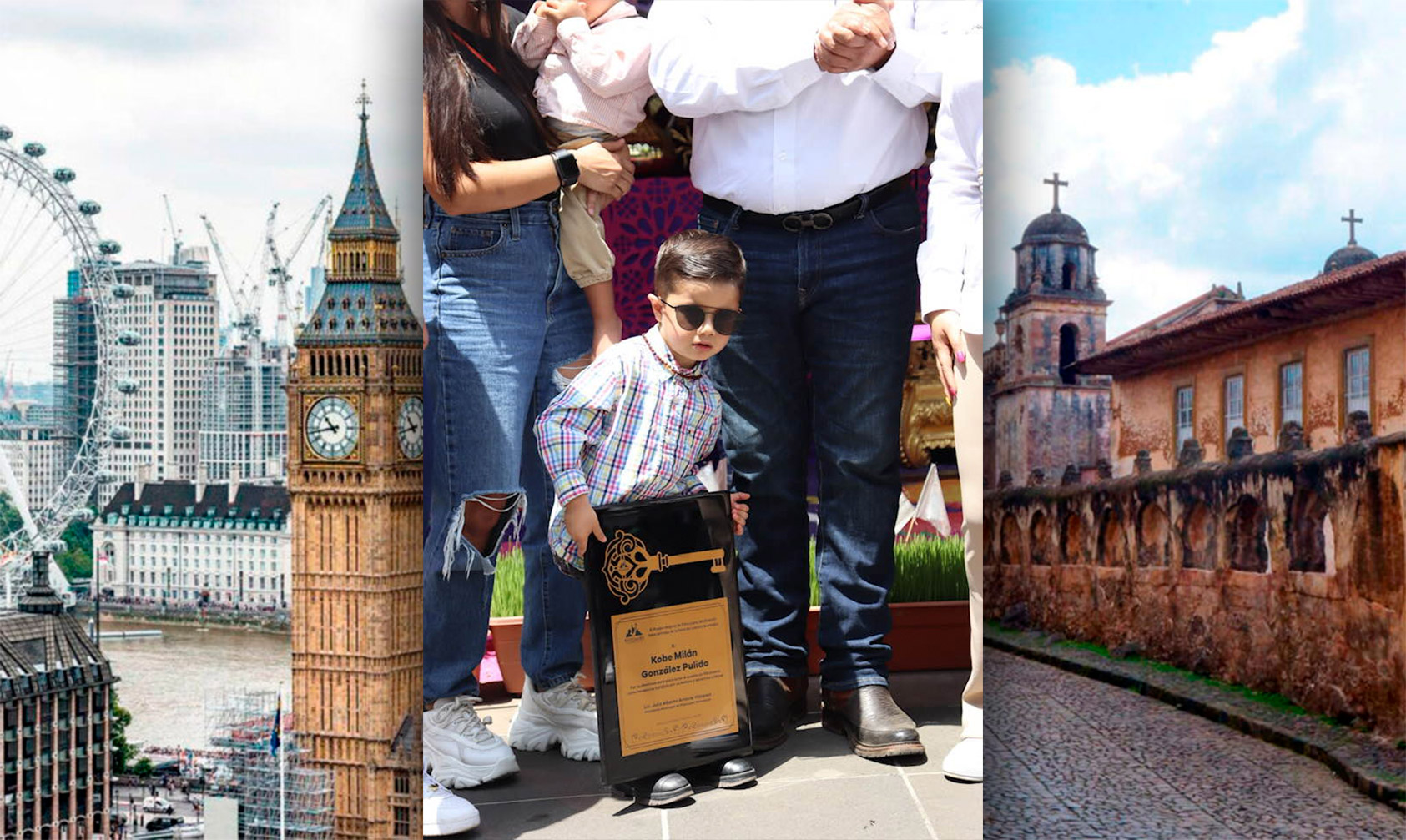 “Boy Who Compared London to Pátzcuaro Receives Distinguished Visitor Plate in Michoacán”