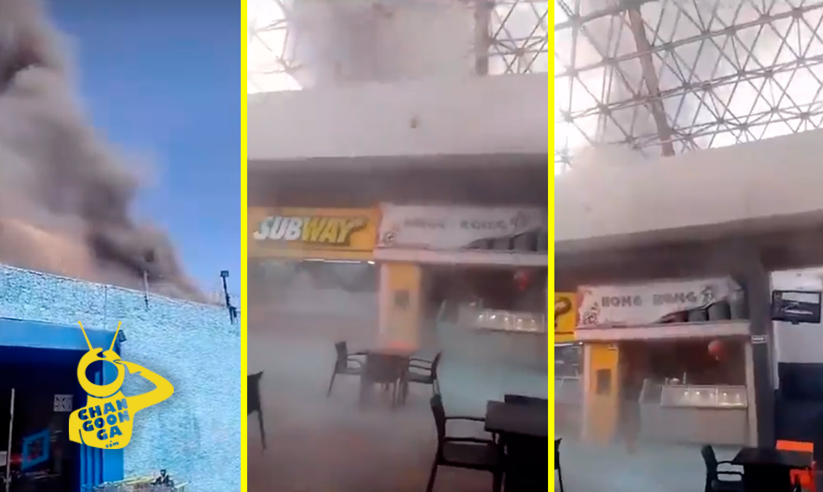 Domingo Prendido Se Incendia Negocio De Comida Dentro De Plaza Escala En Morelia Changoonga