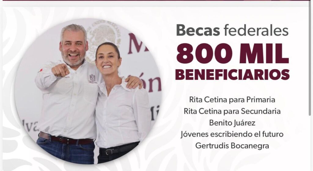 Michoacán Será El 1er Estado Del país Con Becas Federales En Todos Los Niveles Educativos: Bedolla 01 15 26 Becas Federales 1024x562