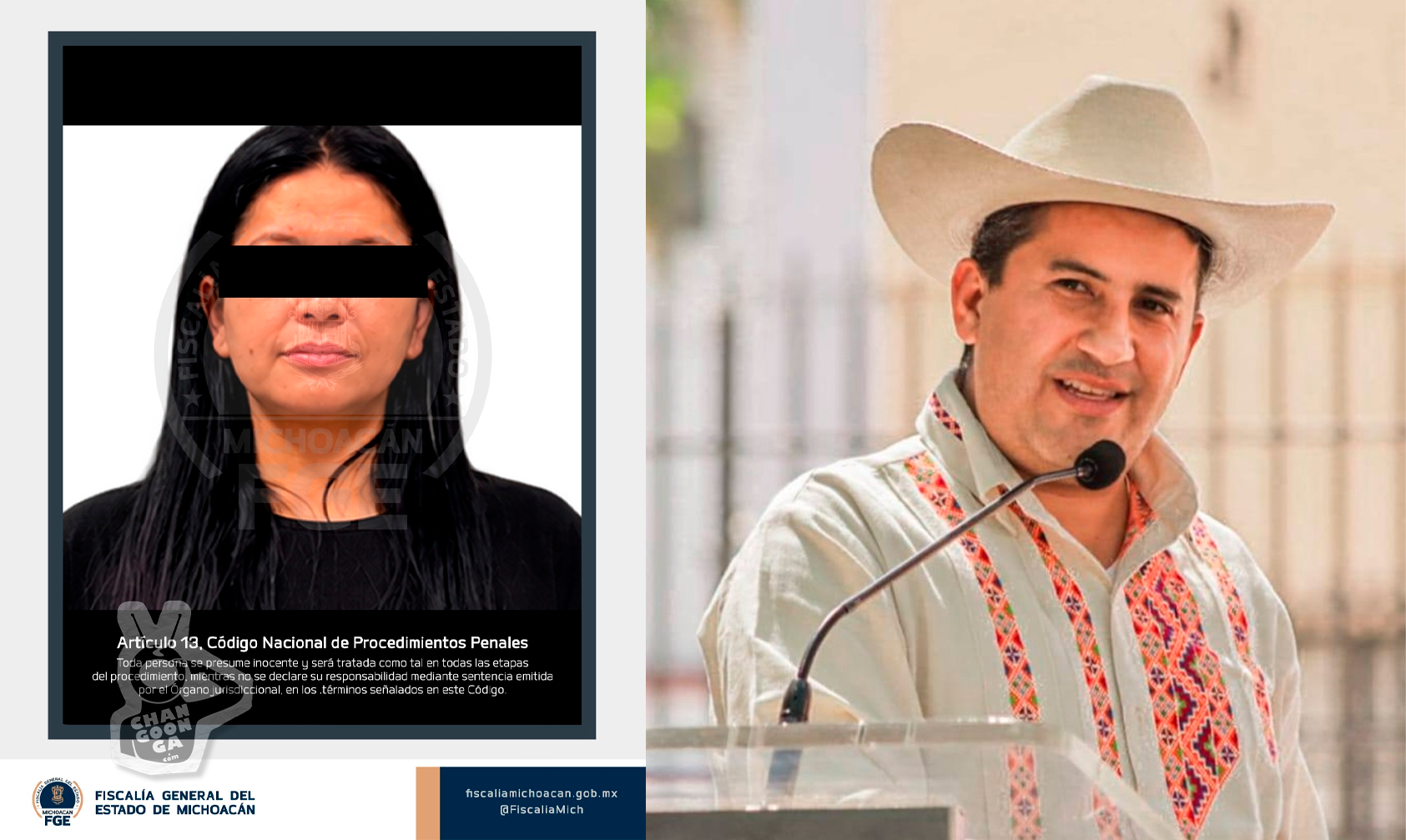 FGE detiene a secretaria del Bienestar de Uruapan por encubrimiento en el caso Manzo